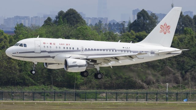中一航空 Airbus A318-112(CJ) Elite